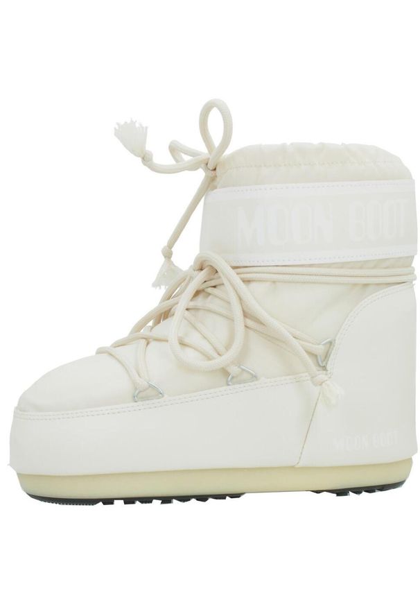 Buty Moon Boot Model Mb Icon Low Ny Kolor Biały. Kolor: biały. Materiał: tkanina. Sezon: zima. Styl: sportowy