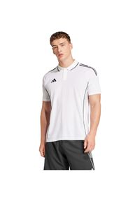Adidas - Koszulka męska adidas Tiro 25 Competition Polo. Typ kołnierza: polo. Kolor: biały, wielokolorowy, czarny. Styl: sportowy