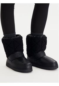 Love Moschino - LOVE MOSCHINO Śniegowce JA24422G0NISJ00Bcz Czarny. Kolor: czarny. Materiał: skóra #6