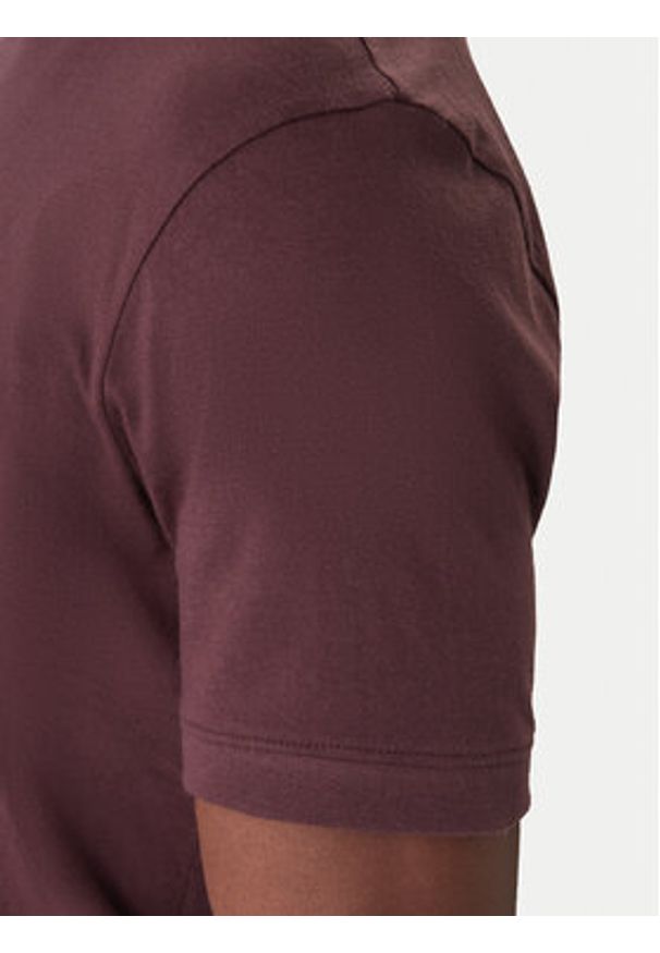 Hugo - HUGO T-Shirt Diragolino 50447978 Brązowy Regular Fit. Kolor: brązowy. Materiał: bawełna