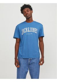 Jack & Jones - Jack&Jones T-Shirt Josh 12236514 Niebieski Relaxed Fit. Kolor: niebieski. Materiał: bawełna