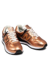 New Balance Sneakersy WL574PX2 Miedziany. Kolor: brązowy. Materiał: skóra. Model: New Balance 574 #4