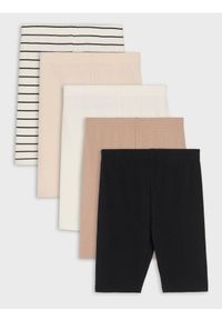 Sinsay - Krótkie legginsy 5 pack - wielobarwny. Długość: krótkie