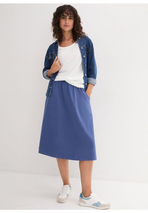 bonprix - Długi top z czystej bawełny (5 sztuk). Kolor: czarny. Materiał: bawełna. Długość: długie. Wzór: jednolity, melanż, gładki