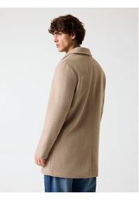 Guess Płaszcz wełniany M4BL3S WGJ82 Beżowy Slim Fit. Kolor: beżowy. Materiał: syntetyk #3