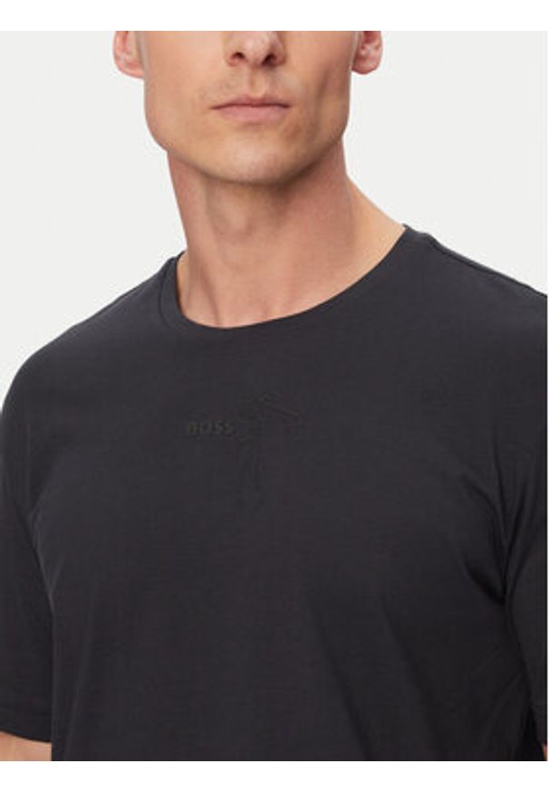 BOSS T-Shirt Birdie 50559387 Granatowy Regular Fit. Kolor: niebieski. Materiał: bawełna