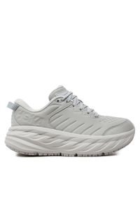 HOKA - Hoka Sneakersy Bondi Sr 1110521 Szary. Kolor: szary. Materiał: skóra