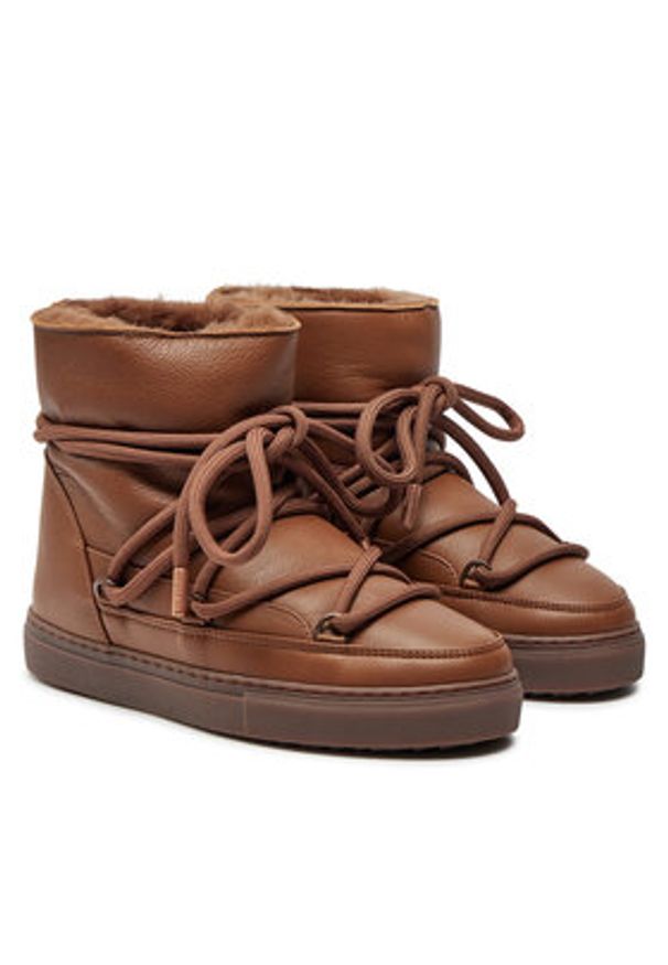 Inuikii Śniegowce Full Leather 75202-087 Brązowy. Kolor: brązowy. Materiał: skóra
