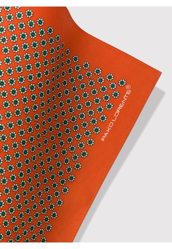 Pako Lorente - PAKO LORENTE – Poszetka P22SP-HX-041-P-0. Materiał: jedwab. Wzór: kwiaty