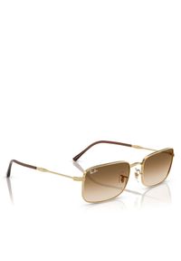 Ray-Ban Okulary przeciwsłoneczne 0RB3746 001/5156 Złoty. Kolor: złoty