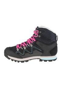 Buty turystyczne damskie CMP Athunis Mid WP. Kolor: czarny, szary, wielokolorowy. Styl: sportowy