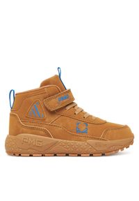 Sneakersy Primigi. Kolor: brązowy