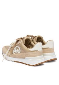 MICHAEL Michael Kors Sneakersy Nova 43T6NOFS2D Beżowy. Kolor: beżowy. Materiał: zamsz, skóra #4