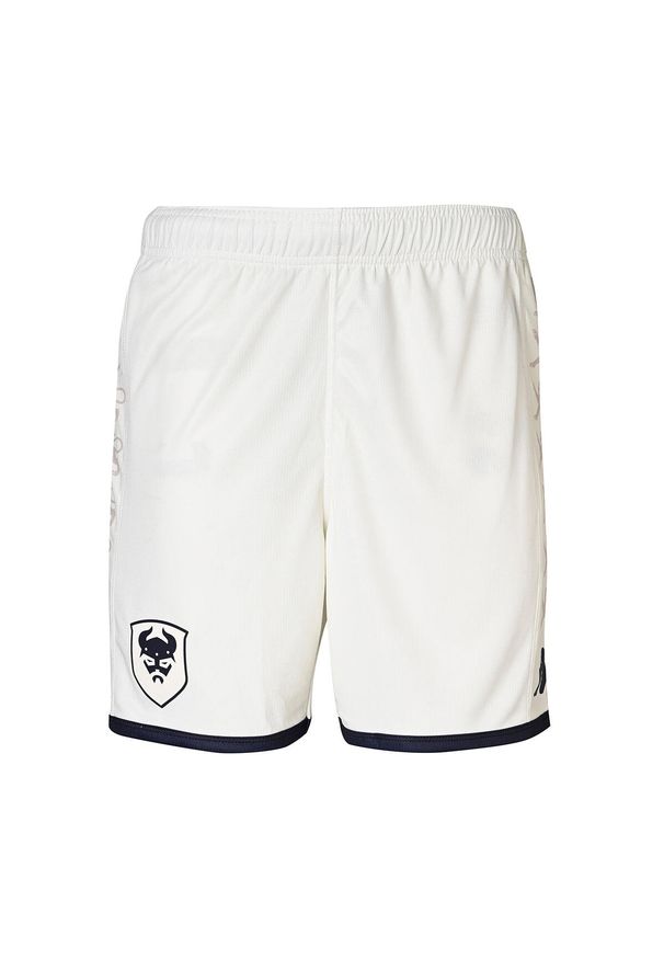 Kappa - Szorty dla dzieci SM Caen Kombat Ryder 2022/23. Kolor: czarny, biały, wielokolorowy. Styl: sportowy