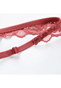 Intica - Zestaw bielizny koronkowej z figami regulowanymi Birga. Kolor: zielony. Materiał: koronka. Wzór: koronka #6