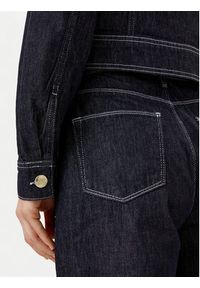 Karl Lagerfeld - KARL LAGERFELD Kurtka jeansowa A1W14048 Granatowy Regular Fit. Typ kołnierza: dekolt w karo. Kolor: niebieski. Materiał: bawełna #2