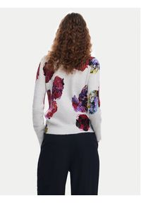 Desigual Sweter Maxflower 24WWJF53 Szary Regular Fit. Kolor: szary. Materiał: syntetyk #6