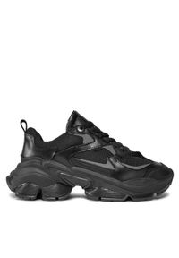 Bronx Sneakersy Platform sneakers 66461B-SO Czarny. Kolor: czarny. Materiał: skóra. Obcas: na platformie