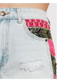 Desigual Szorty jeansowe Cartagena 22SWDD14 Niebieski Regular Fit. Kolor: niebieski. Materiał: jeans, bawełna