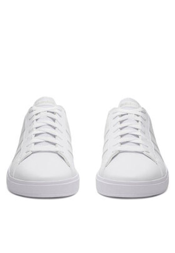 Adidas - adidas Sneakersy GRAND COURT BASE 2.0 JH9363 Biały. Kolor: biały. Materiał: skóra