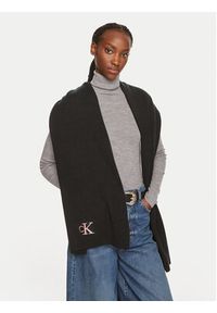 Calvin Klein Szalik Monogram K60K612659 Czarny. Kolor: czarny. Materiał: poliester, materiał #3