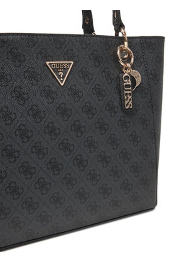 Guess Torebka Noelle II HWBG96 72250 Szary. Kolor: szary. Materiał: skórzane