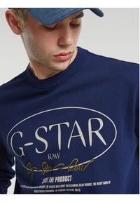 G-Star RAW - G-Star Raw Bluza Circle D25100-D257 Niebieski Regular Fit. Kolor: niebieski. Materiał: bawełna #3