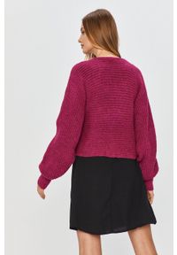 Answear Lab - Sweter. Kolor: różowy. Długość rękawa: długi rękaw. Długość: długie. Styl: wakacyjny #5