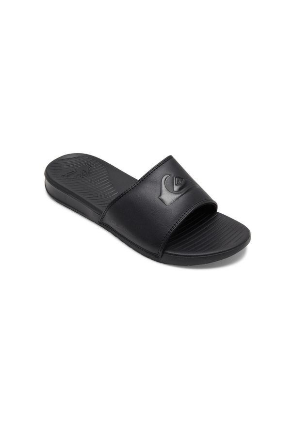 Klapki basenowe męskie Quiksilver Bright Coast Slide. Kolor: czarny. Materiał: tkanina, syntetyk