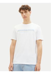 Tom Tailor Denim T-Shirt 1037653 Biały Basic Fit. Kolor: biały. Materiał: bawełna #2