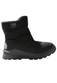 Buty The North Face Nuptse II 0A5G2IKT01 - czarne. Kolor: czarny. Materiał: materiał, puch, guma. Szerokość cholewki: normalna. Sezon: zima