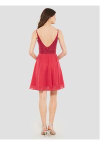 Swing Sukienka koktajlowa 5AE19300 Czerwony Slim Fit. Kolor: czerwony. Materiał: syntetyk. Styl: wizytowy #5