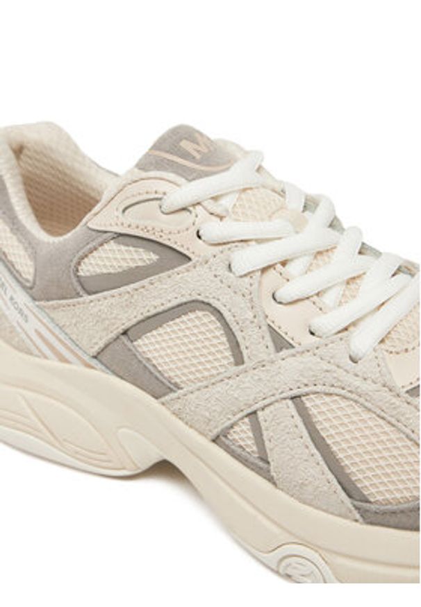 MICHAEL Michael Kors Sneakersy Leo Trainer43R5LEFS2S Beżowy. Kolor: beżowy. Materiał: materiał