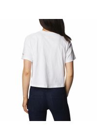 columbia - Koszulka Damska Columbia North Cascades Cropped T-Shirt. Kolor: biały. Sport: turystyka piesza #2