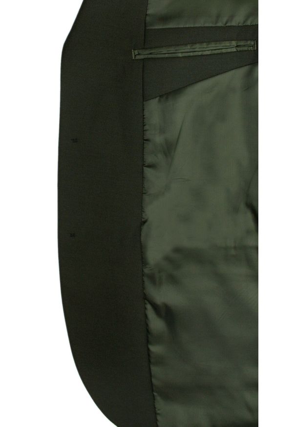 Rigon - Marynarka Zielona, Khaki, Casualowa Taliowana na Dwa Guziki - RIGON. Okazja: na co dzień. Kolor: zielony, brązowy, wielokolorowy. Materiał: poliester, elastan, wiskoza. Wzór: kolorowy. Styl: casual