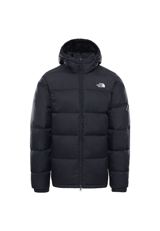 Kurtka The North Face Diablo Hooded Down Jacket 0A4M9LKX71 - czarna. Typ kołnierza: kaptur. Kolor: czarny. Materiał: puch, materiał, tkanina, nylon