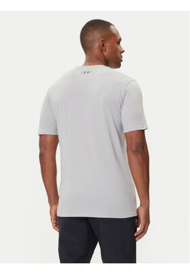 Under Armour T-Shirt Ua Gl Foundation Update Ss 1382915-011 Szary Loose Fit. Kolor: szary. Materiał: bawełna