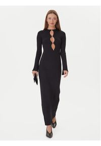 BARDOT - Bardot Sukienka dzianinowa 59801DB Czarny Slim Fit. Kolor: czarny. Materiał: syntetyk #5