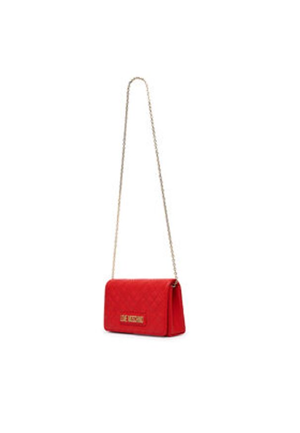 Love Moschino - LOVE MOSCHINO Torebka JC4079PP0OLA0500 Czerwony. Kolor: czerwony. Materiał: skórzane