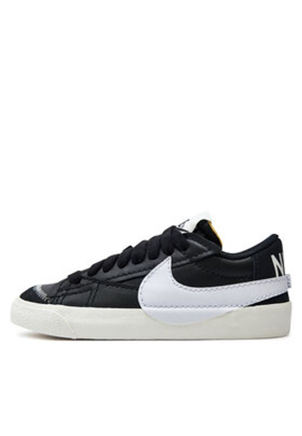 Nike Sneakersy Blazer Low '77 Jumbo FD9858 001 Czarny. Kolor: czarny. Materiał: skóra