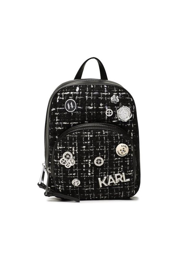 Karl Lagerfeld - KARL LAGERFELD Plecak 226W3080 Czarny. Kolor: czarny. Materiał: skóra