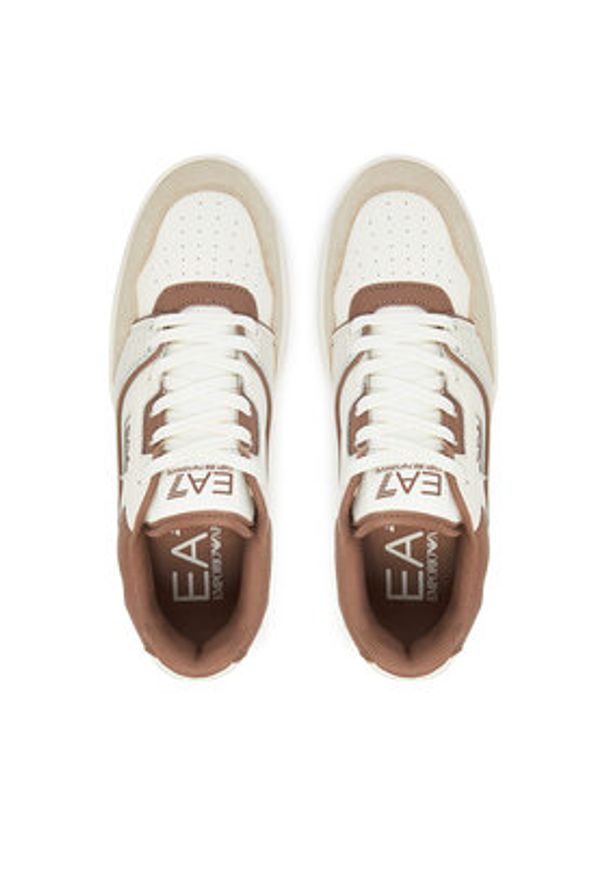 EA7 Emporio Armani Sneakersy X8X187 XK402 U475 Biały. Kolor: biały. Materiał: skóra
