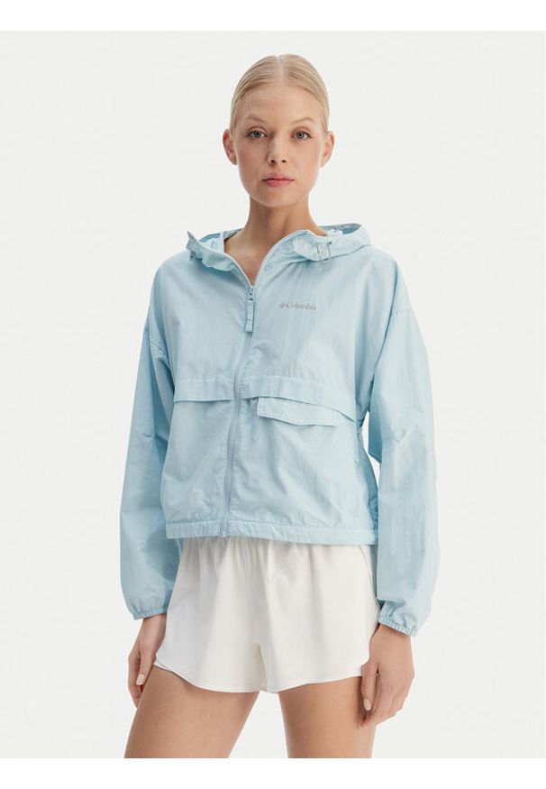 columbia - Columbia Wiatrówka Spire Valley™ 2116501 Błękitny Regular Fit. Kolor: niebieski. Materiał: syntetyk