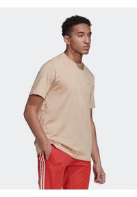Adidas - adidas T-Shirt Graphic Ozworld HL9233 Brązowy Loose Fit. Kolor: brązowy. Materiał: bawełna