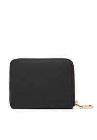 Love Moschino - LOVE MOSCHINO Mały Portfel Damski JC5613PP1NKD0000 Czarny. Kolor: czarny. Materiał: skóra