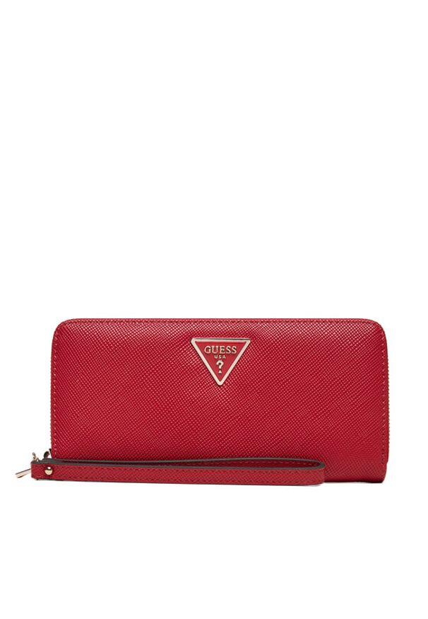 Guess Duży Portfel Damski Laurel II Slg SWZG74 59146 Czerwony. Kolor: czerwony. Materiał: skóra