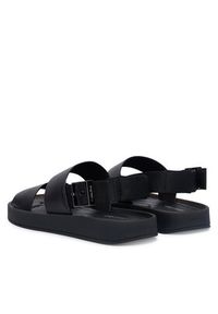 Calvin Klein Sandały Webbing Back Strap HM0HM02095 Czarny. Kolor: czarny. Materiał: skóra #3