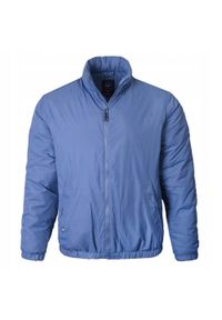 Jesienno-Zimowa Kurtka Męska - Wiatrówka - Pako Jeans - Niebieska. Kolor: niebieski. Materiał: tkanina, nylon. Sezon: zima, jesień