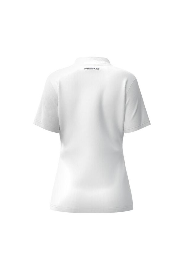 Damska koszulka polo Head Club 25 Tech. Typ kołnierza: polo. Kolor: biały. Sport: tenis