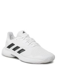 Adidas - adidas Buty CourtJam Control ID1538 Biały. Kolor: biały. Materiał: materiał #3